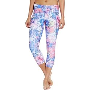 Calia Printed Tight Fit Capri NWT